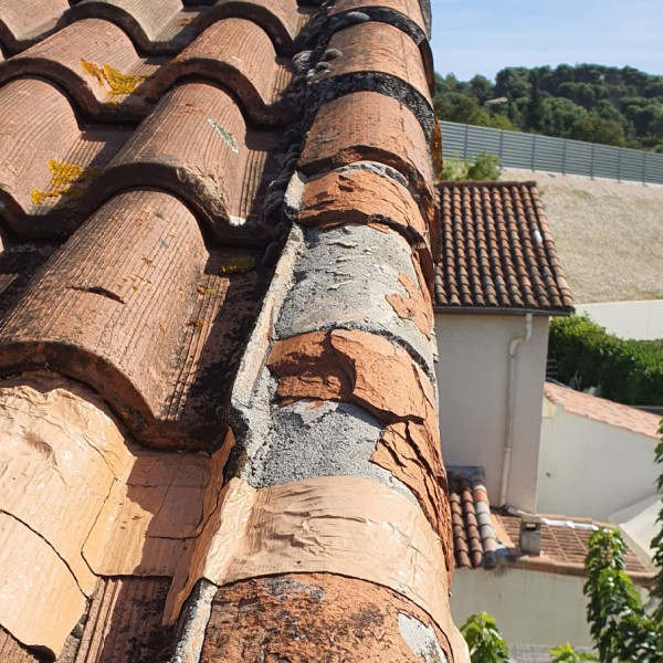 Problème de toiture : fuite / problème d'étanchéité (Gard)